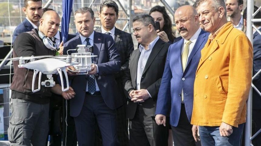 Gen&ccedil;lik Ve Spor Bakanı Osman Aşkın Bak Drone U&ccedil;urdu