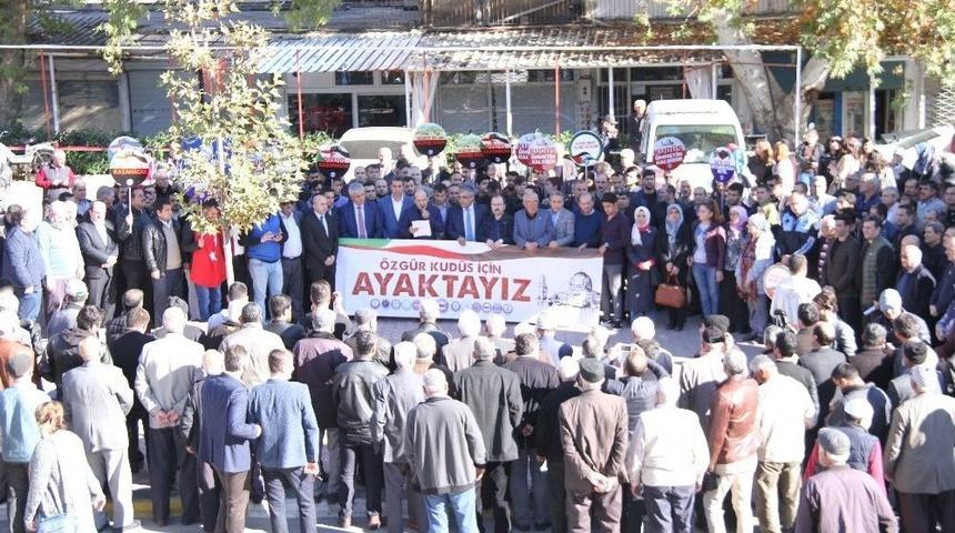 Serik&rsquo;te Abd&rsquo;nin Kud&uuml;s Kararına Tepki
