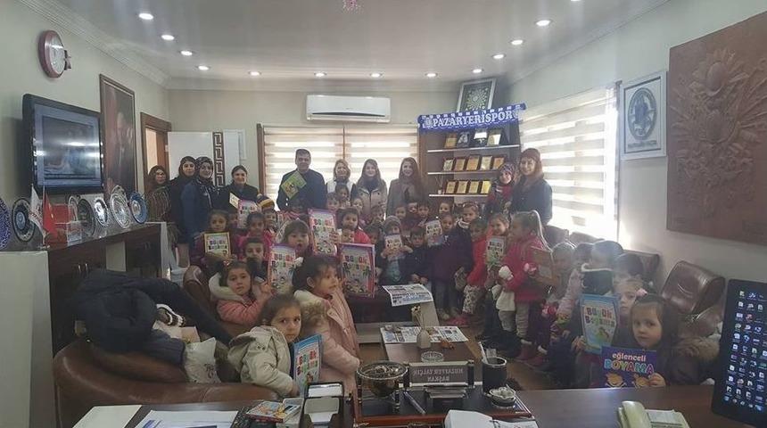 Minik Öğrencilerden Pazaryeri Belediyesi’ne Ziyaret