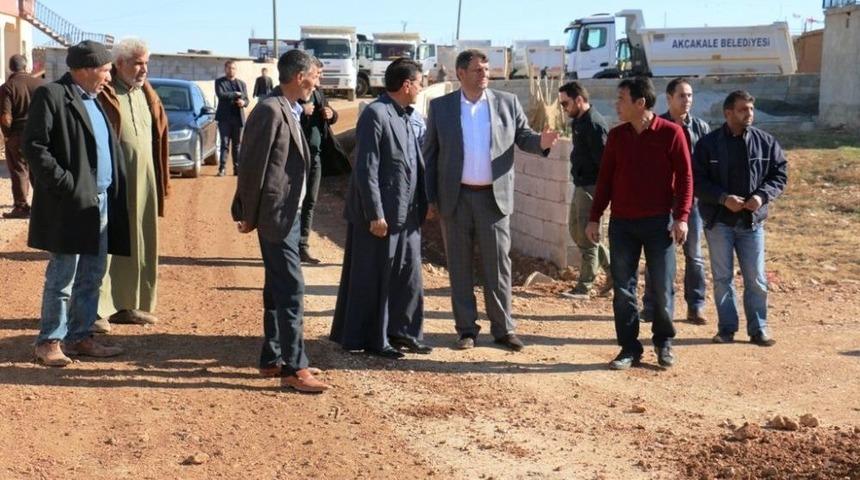 Ayhan Yol Yapım &Ccedil;alışmalarını Denetledi