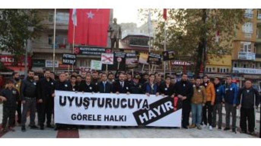 G&ouml;rele&rsquo;de &ldquo;uyuşturucuya Hayır&rdquo; Y&uuml;r&uuml;y&uuml;ş&uuml; D&uuml;zenlendi