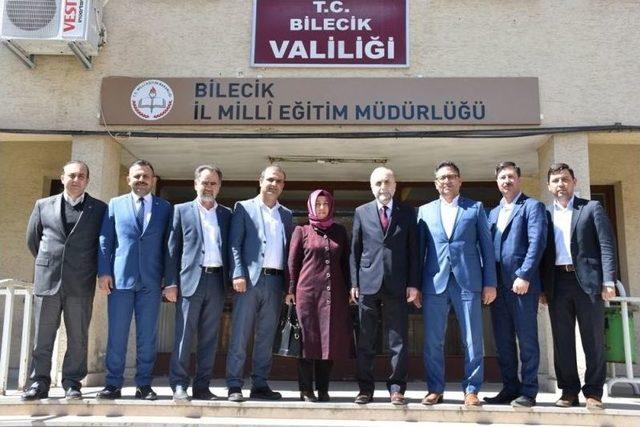 Eğitim Bir-sen Bilecik İl Temsilciğinden İl Müdürü Erdoğan’a Ziyaret