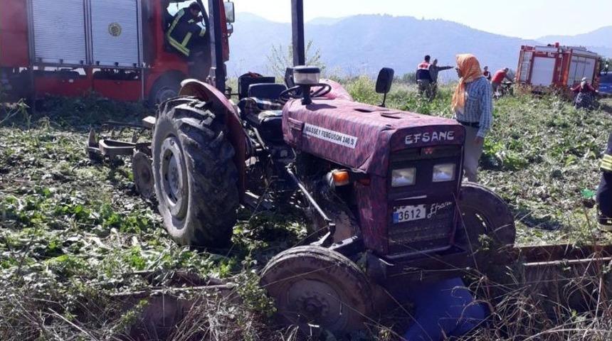 Kullandığı Trakt&ouml;r&uuml;n Altında Kalan &Ccedil;ift&ccedil;i Hayatını Kaybetti