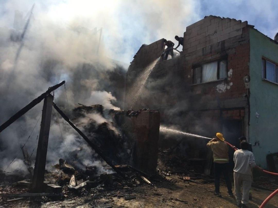 Bilecik&rsquo;te Ev Ve Ağıl Yangını Korkuttu