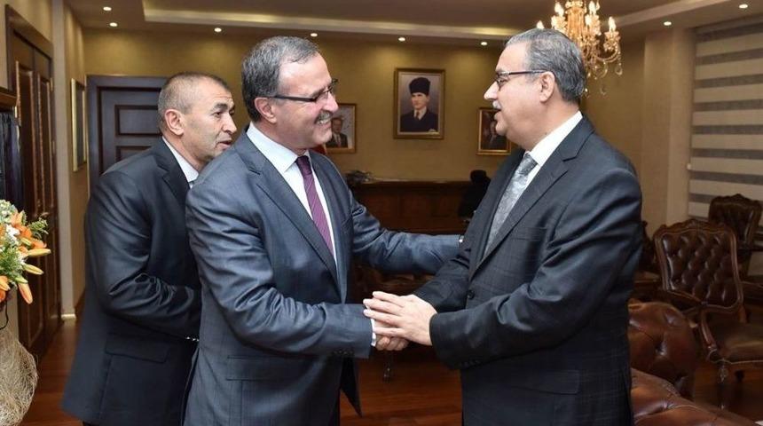 Osb&uuml;k Başkanı K&uuml;t&uuml;kc&uuml;, Vali Su&rsquo;yu Ziyaret Etti