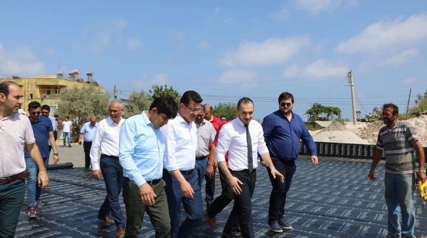 Uslu, Demre&rsquo;deki Yatırımları İnceledi