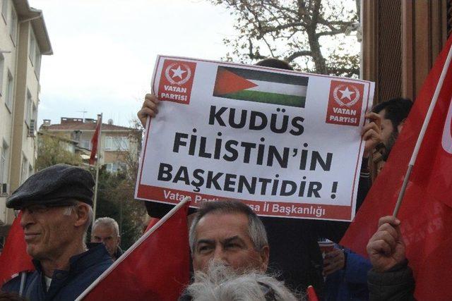 Vatan Partisi Abd Ve İsrail Protesto Etti