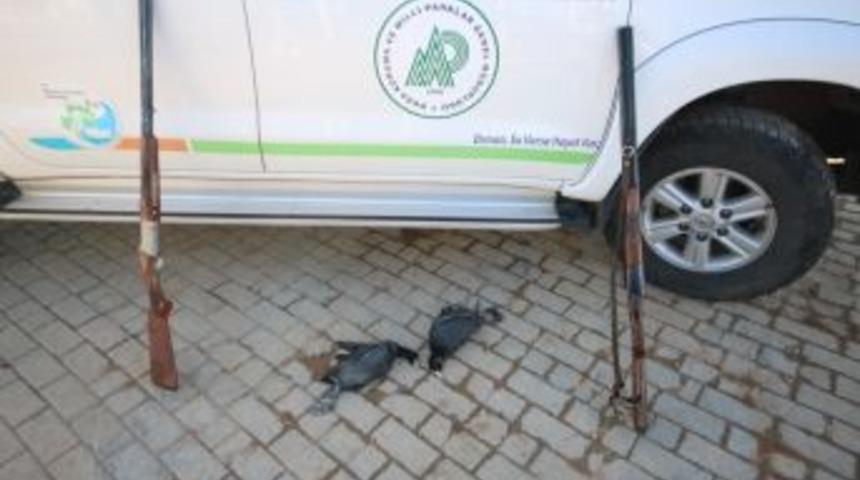 Milli Parkta Su Kuşu Ve &Ouml;rdek Avına 7 Bin 288 Lira Ceza