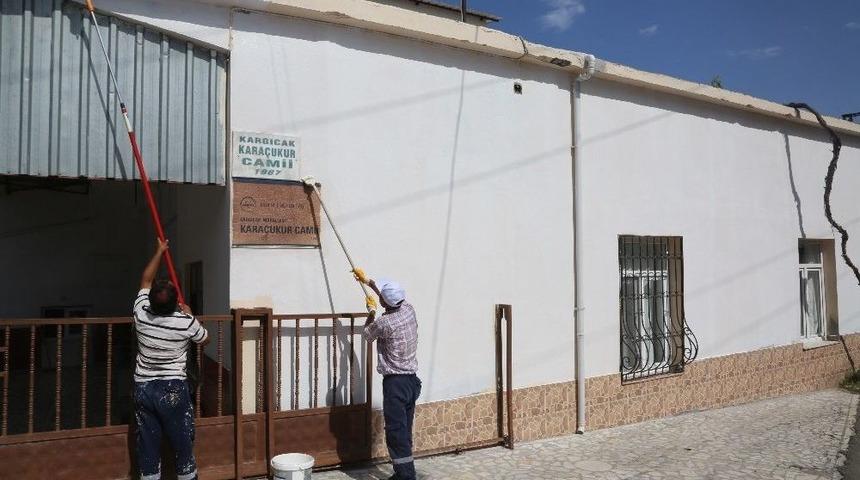 Erdemli&rsquo;de Cami Temizliği