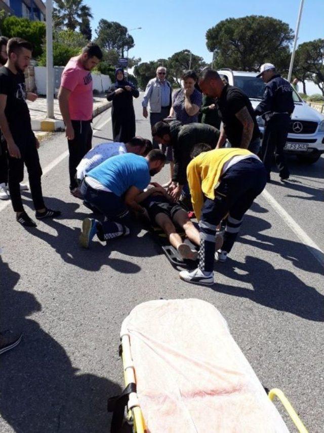 Ayvalık’ta Trafik Kazası; 1 Yaralı 1