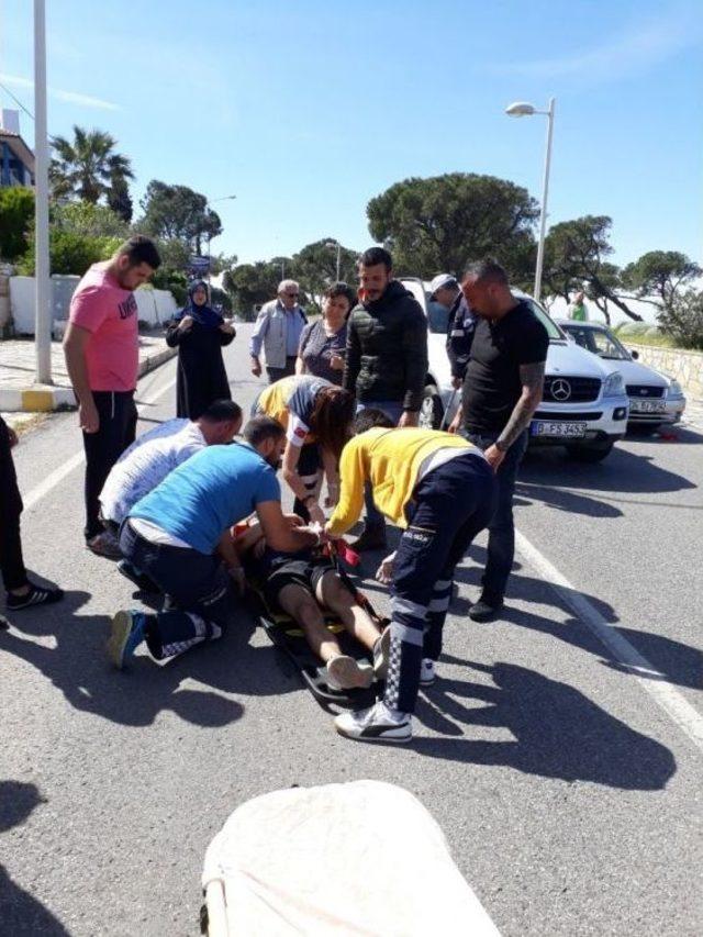Ayvalık’ta Trafik Kazası; 1 Yaralı 2