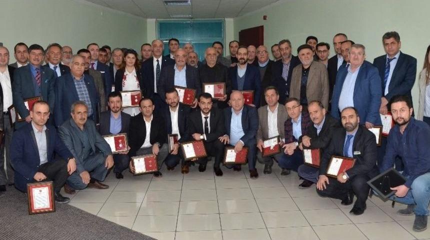 Madalya Ve Beratlarını Etso’da Aldılar