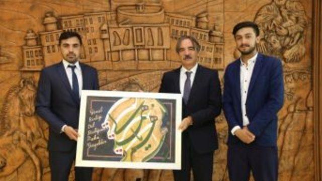 Afgan Öğrenciler Temsilcisi Rektör Bağlı’yı Ziyaret Etti