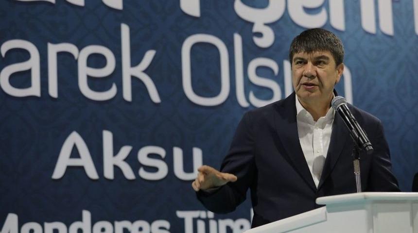 Başkan T&uuml;rel İftarda Aksulularla Buluştu