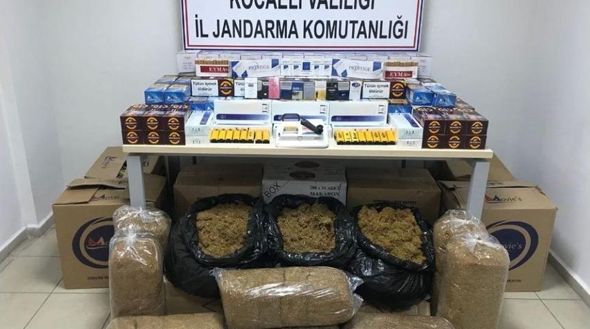 Kocaeli&rsquo;de Ka&ccedil;ak Sigara Operasyonunda 2 Kişi Tutuklandı