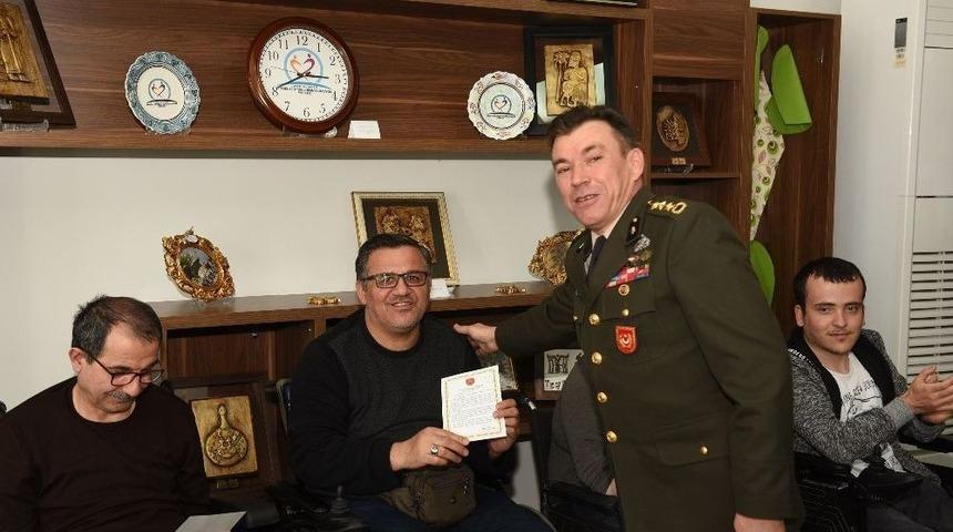 Tsk&rsquo;den Engelli &Ouml;ğrencilere Teşekk&uuml;r Belgesi