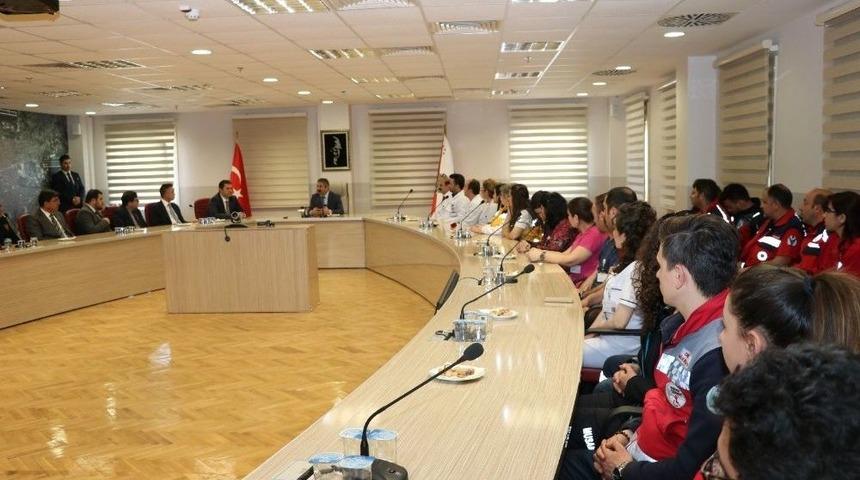 İl Sağlık M&uuml;d&uuml;rl&uuml;l&uuml;ğ&uuml;&rsquo;nden İl Emniyet M&uuml;d&uuml;rl&uuml;ğ&uuml;&rsquo;ne Ziyaret