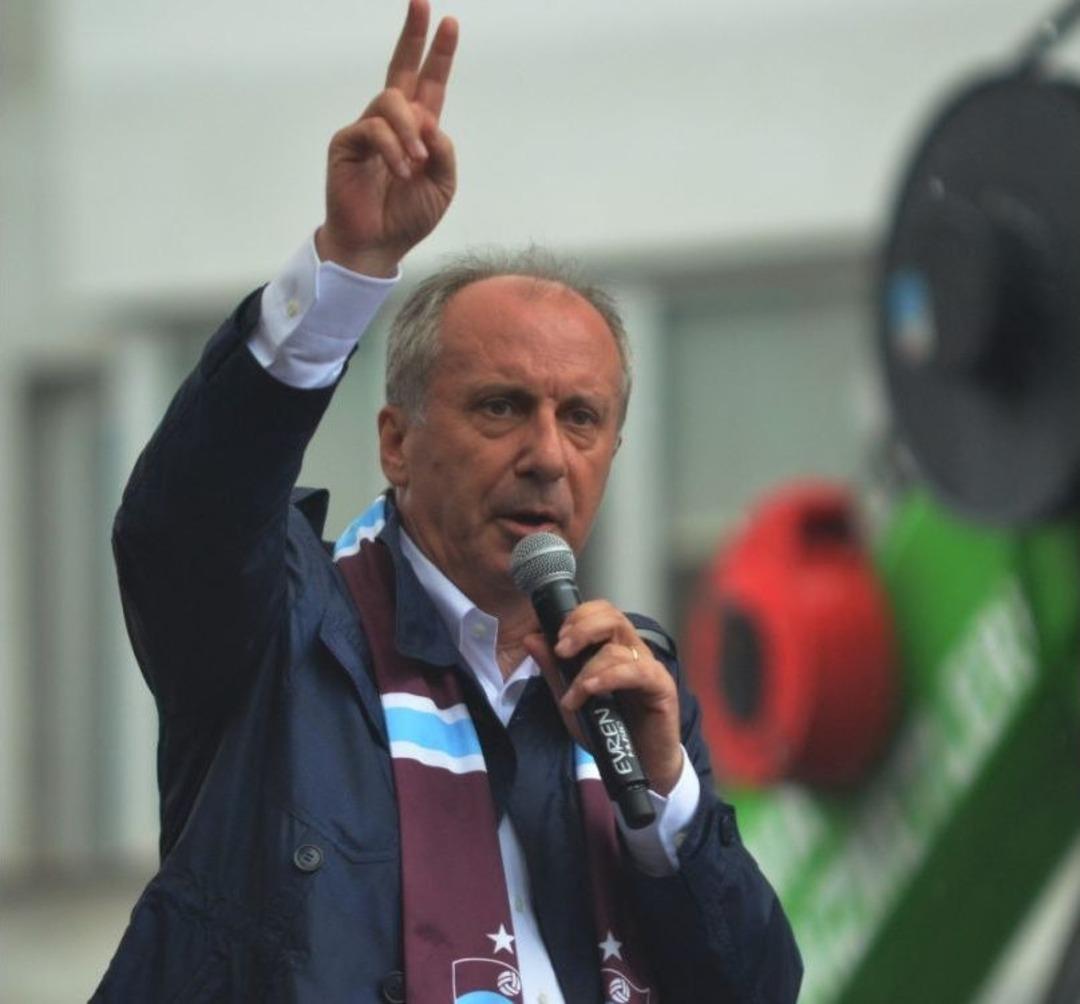 Muharrem İnce Trabzon&rsquo;da Yağmur Altında Konuştu