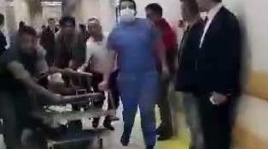 Yangın Anında Hastane İ&ccedil;indeki Panik Kamerada