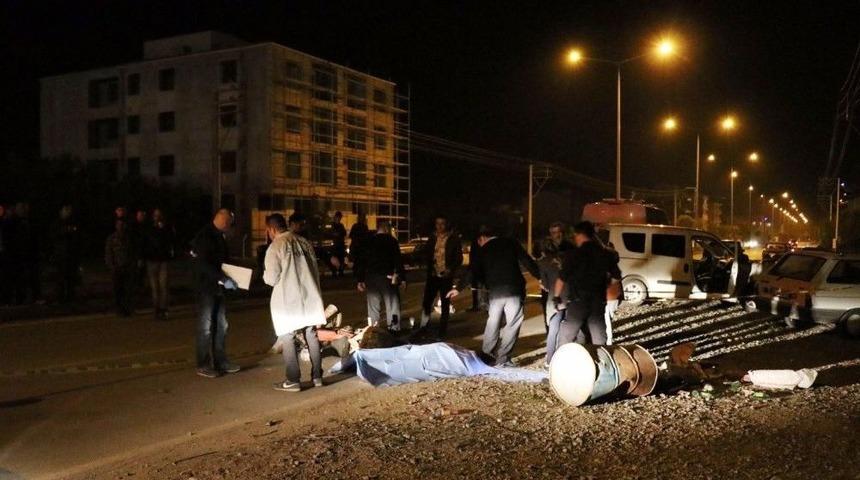 Çöp Bidonuna Çarpan Motosikletli Hayatını Kaybetti