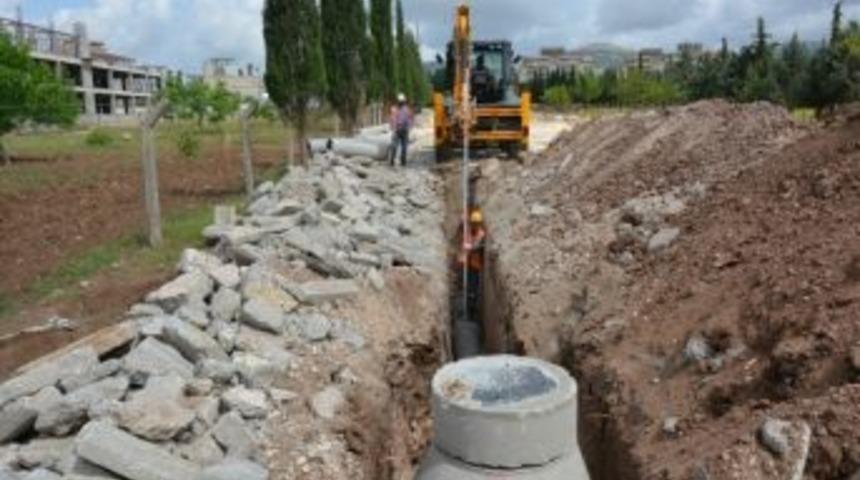 İmara Yeni Açılan Yerlere Altyapı Hattı Döşeniyor