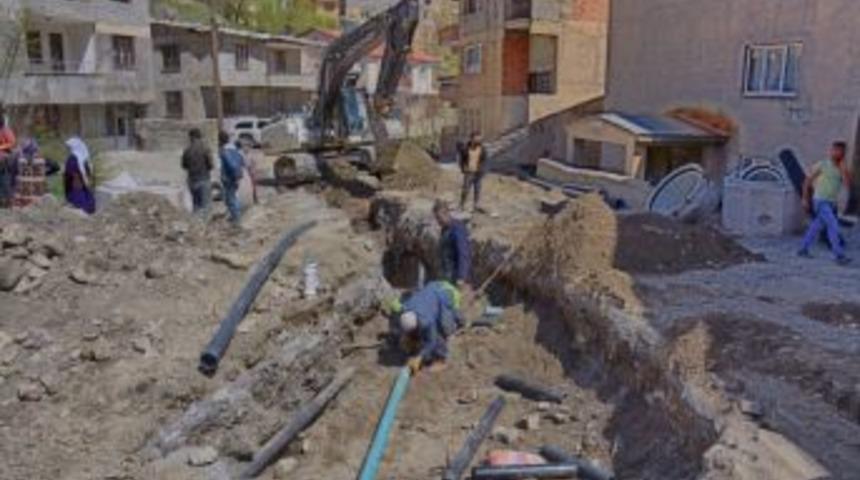 Hakkari&rsquo;de 2 Mahalle İlk Defa Kanalizasyona Kavuşuyor