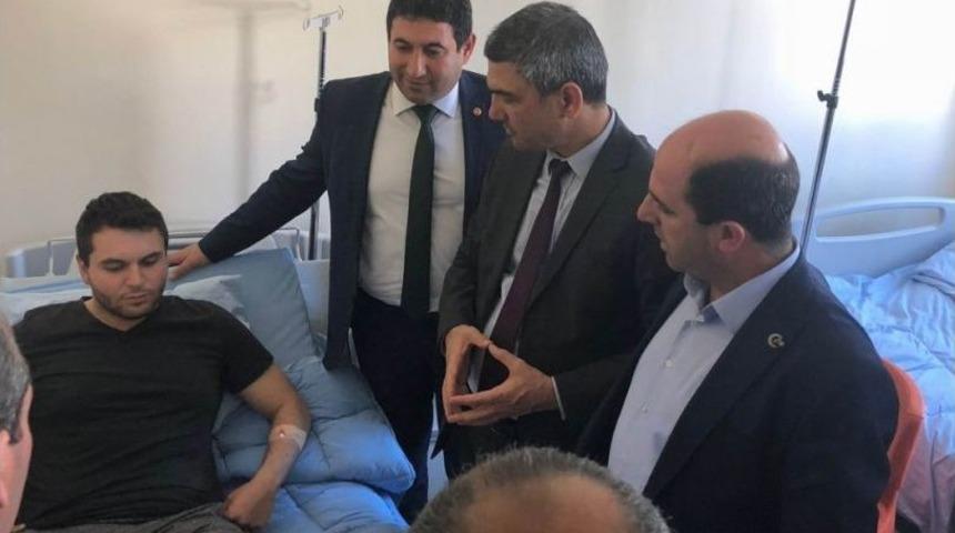 S&ouml;zen, Yaralı Asker Ve Koruyucuları Ziyaret Etti