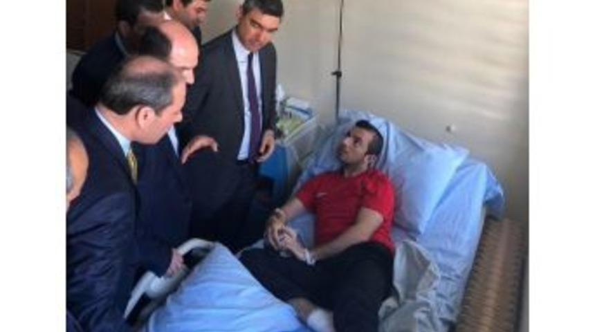 (d&uuml;zeltme) S&ouml;zen, Yaralı Asker Ve Korucuları Ziyaret Etti