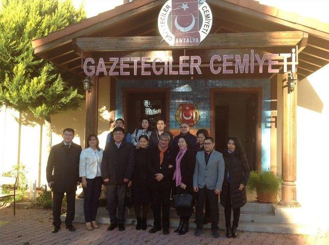 Kazak Basın Heyeti Antalya`da.