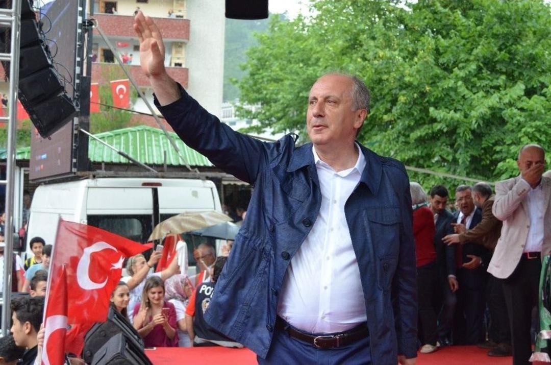 Chp&rsquo;nin Cumhurbaşkanı Adayı Muharrem İnce Artvin&rsquo;de