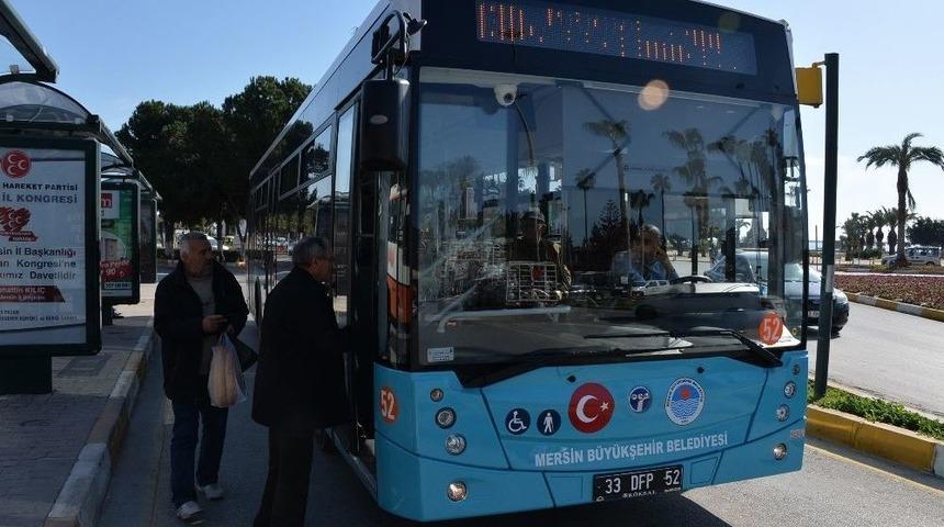 Mersin&rsquo;de 2017 Yılında 22.5 Milyon Kişi Belediye Otob&uuml;s&uuml;n&uuml; Kullandı