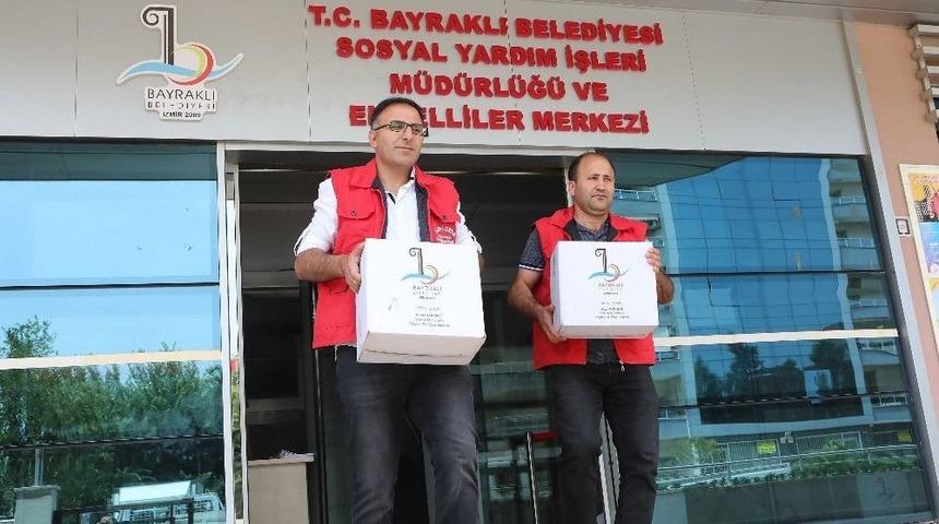 Bayraklı&rsquo;da Y&uuml;z G&uuml;ld&uuml;ren Destek