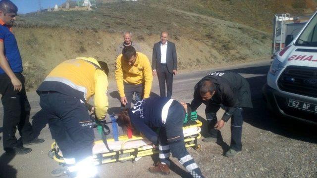 Tunceli’de Trafik Kazası: 2 Yaralı