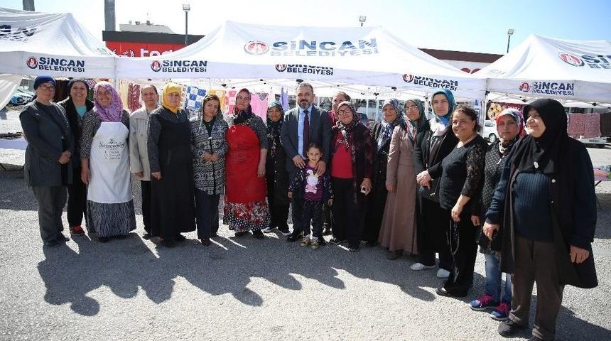 Sincanlı Hanımlar Hem &Uuml;retiyor Hem Kazanıyor