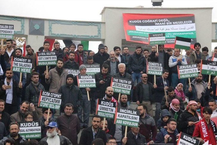 Konya’da Stk’lardan Kudüs Protestosu G4