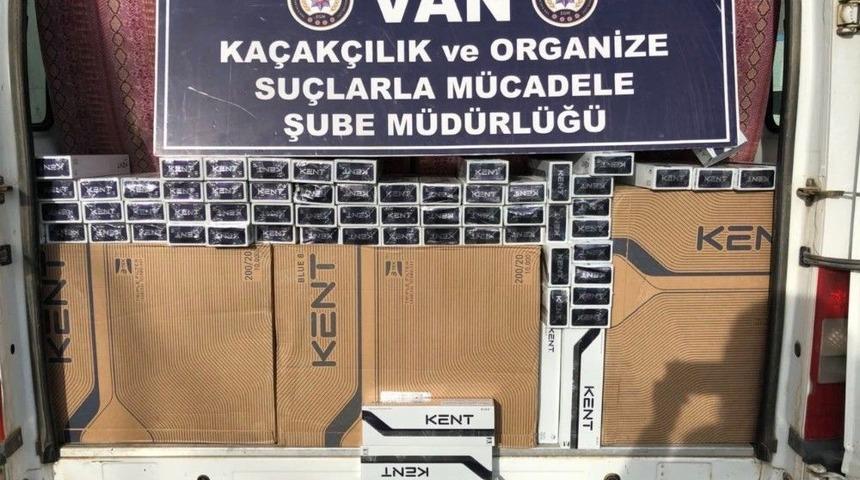 Van&rsquo;da 15 Bin Paket Ka&ccedil;ak Sigara Ele Ge&ccedil;irildi