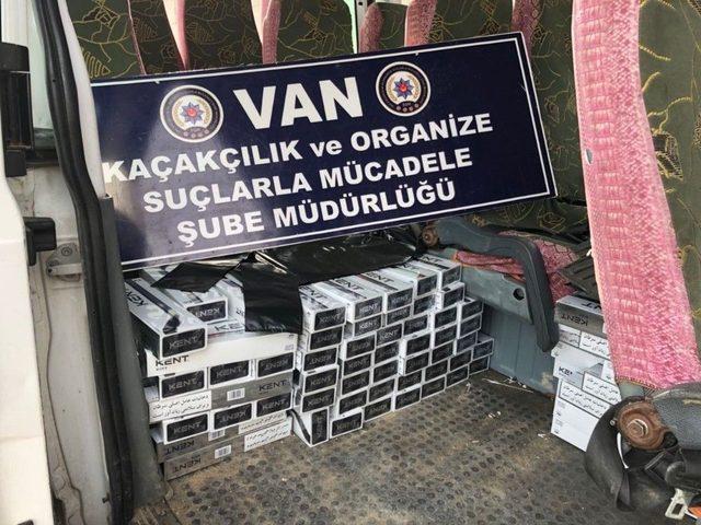 Van’da 15 Bin Paket Kaçak Sigara Ele Geçirildi