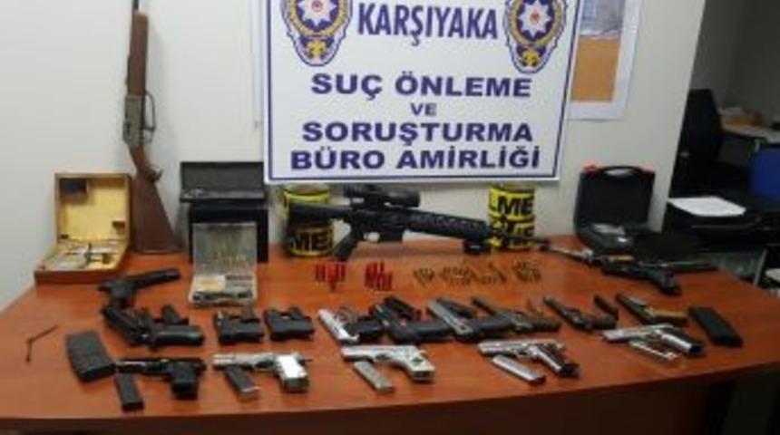 İzmir&rsquo;de Ka&ccedil;ak Silah İmalathanesine Operasyon