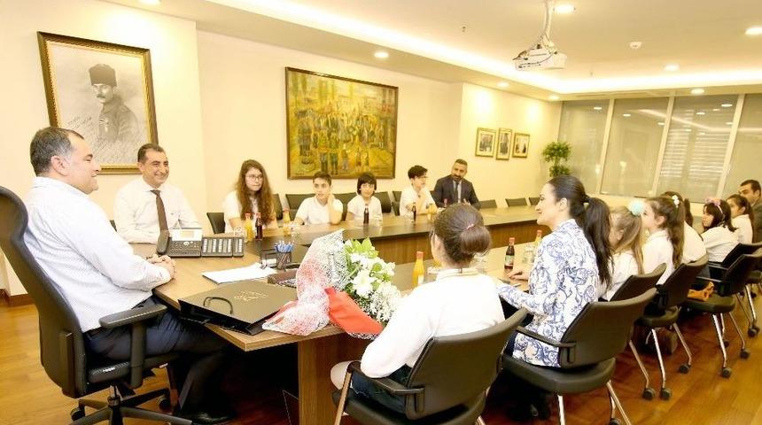 Minik Gazetecilerden Taşdelen&rsquo;e Sorular