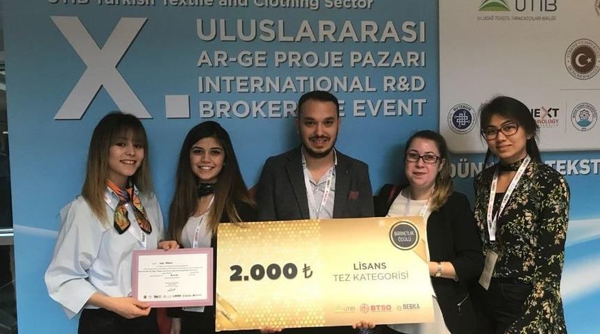 Pa&uuml;&rsquo;l&uuml; &Ouml;ğrencinin Tezi, X. Uluslararası Ar-ge Proje Pazarı&rsquo;nda 1. Oldu