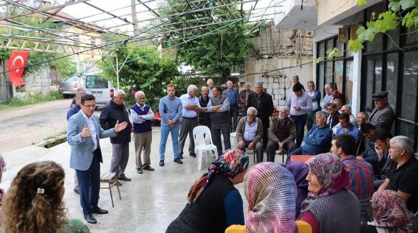 Atay Uslu, Seçim Çalışmalarını Kaş’ta Sürdürdü