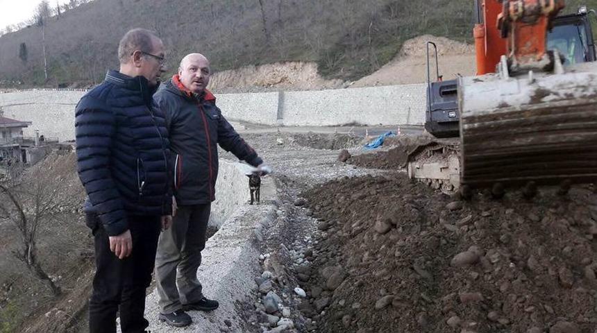 G&uuml;ndoğdu, Kabad&uuml;z Yol &Ccedil;alışmalarını İnceledi