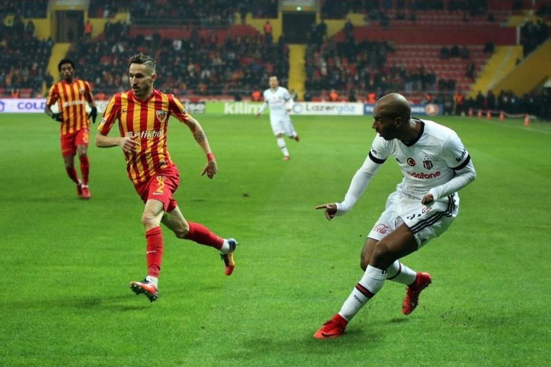 S&uuml;per Lig: Kayserispor: 1 - Beşiktaş: 1 (ilk Yarı)