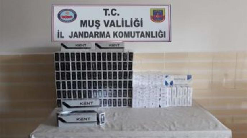 Muş&rsquo;ta İn 380 Paket G&uuml;mr&uuml;k Ka&ccedil;ağı Sigara Ele Ge&ccedil;irildi
