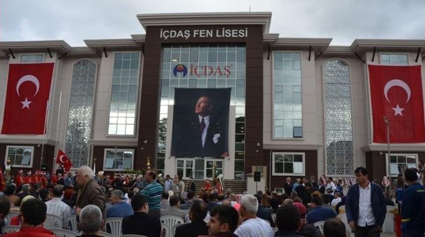 Biga&acute;da İ&ccedil;daş Fen Lisesi Ve Anaokulu T&ouml;renle A&ccedil;ıldı