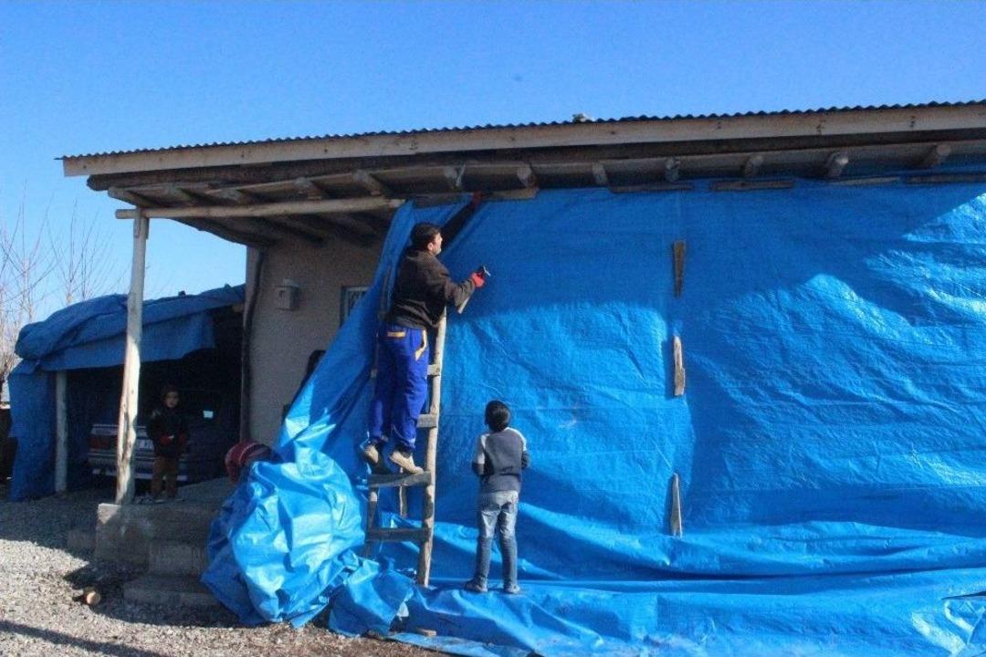 Soğuk Havaya Karşı Naylonlu &Ouml;nlem