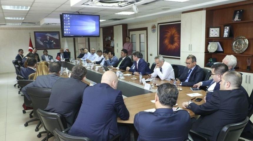 Mtso Y&ouml;netimi, Banka Temsilcileriyle Bir Araya Geldi