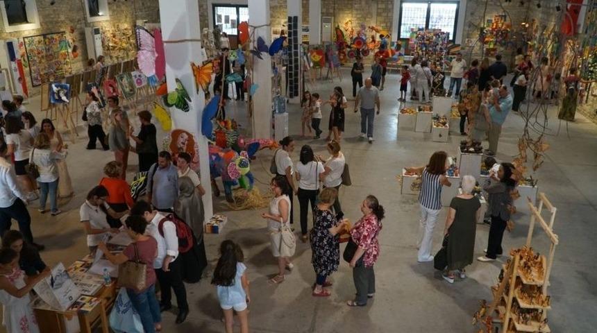 &Ouml;ğrencilerden Yıl Sonu Sanat Sergisi