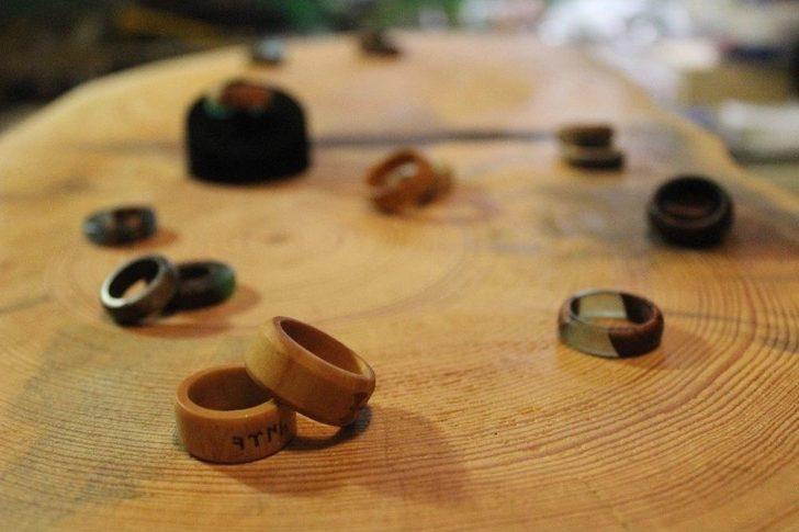 (özel Haber) Ahşap Yüzükler Altınla Yarışıyor G1