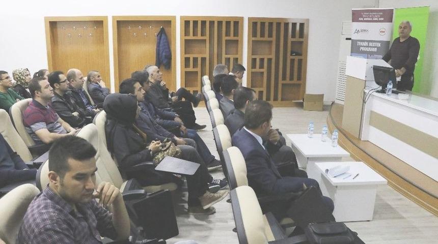 Ağrı&rsquo;da &Ccedil;ift&ccedil;ilere Eğitim Verildi